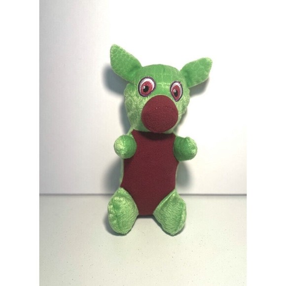 Green Burgandy Alien Plush Stuffed Animal Monster Toy A&A Global - Picture 1 of 2